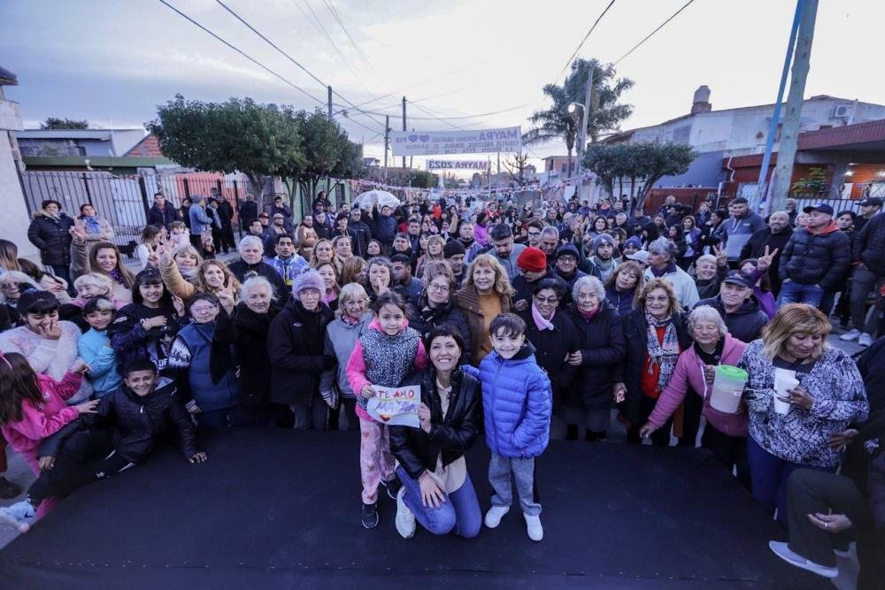 Inauguraron el primer tramo de la obra de pavimentación en el barrio La Unión