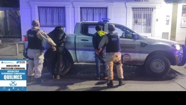 Dos hombres armados intentaron darse a la fuga en un control: Fueron detenidos