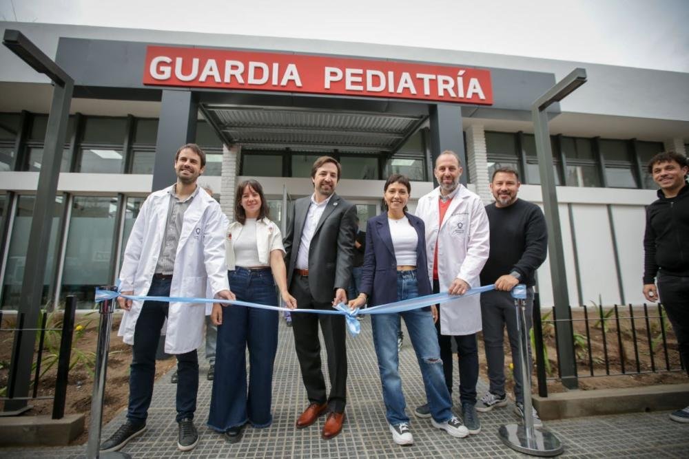 Nueva guardia en el Hospital Oller: Inauguraron la primera etapa de la obra