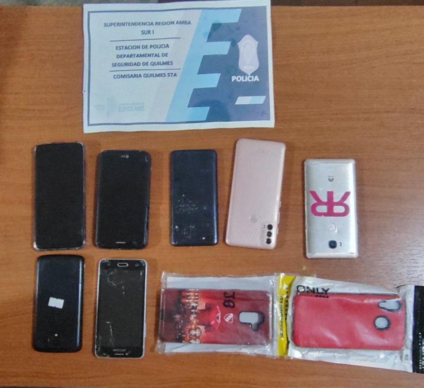 Robó un local de celulares en Quilmes Oeste: Fue detenido