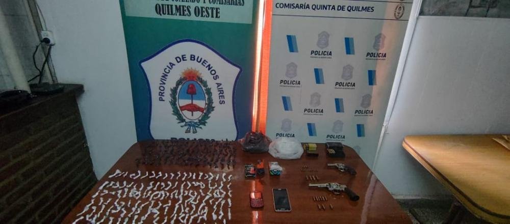 Operativo antidroga en Bernal Oeste: Un detenido