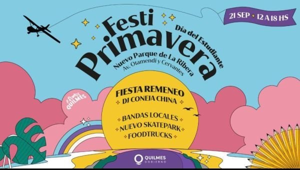 Se viene la "Festi Primavera" para celebrar el Día del Estudiante