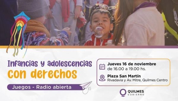 El Municipio de Quilmes celebra el Día Mundial de la Infancia