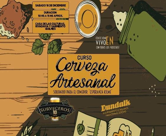 Los "Surveceros" te enseñan a hacer cerveza a cambio de un juguete y un alimento