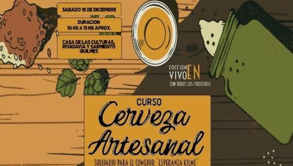 Los "Surveceros" te enseñan a hacer cerveza a cambio de un juguete y un alimento