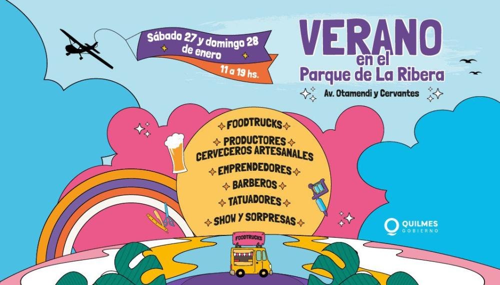 Verano en el Parque de La Ribera: Foodtrucks, shows y actividades para toda la familia