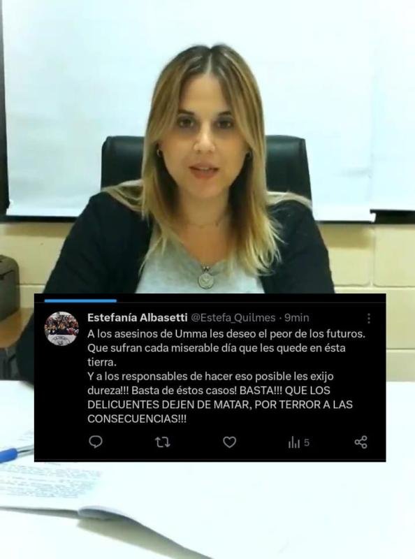 Estefanía Albasetti tras la muerte de Umma: "Quiero que los delincuentes tengan miedo"
