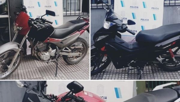 Allanamiento en el Barrio La Paz: Recuperan tres motos robadas