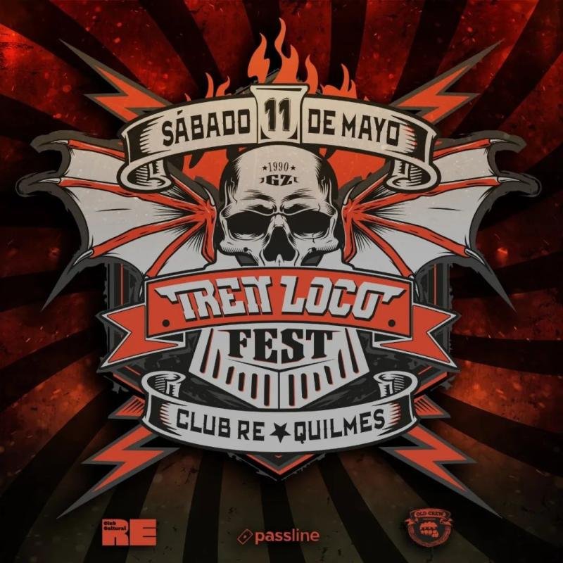 Noche de Heavy Metal en Quilmes: "Tren Loco" se presenta en Club RE