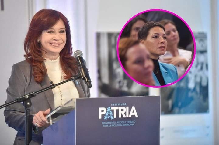 Mayra Mendoza acompañó a CFK en la inauguración del Salón de las Mujeres del Bicentenario