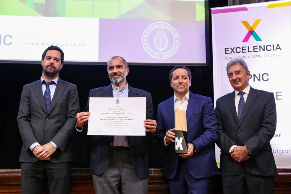 Cervecería y Maltería Quilmes recibió el Premio Nacional a la Calidad