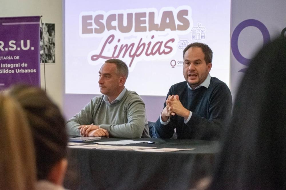 Presentaron el programa "Escuelas Limpias"