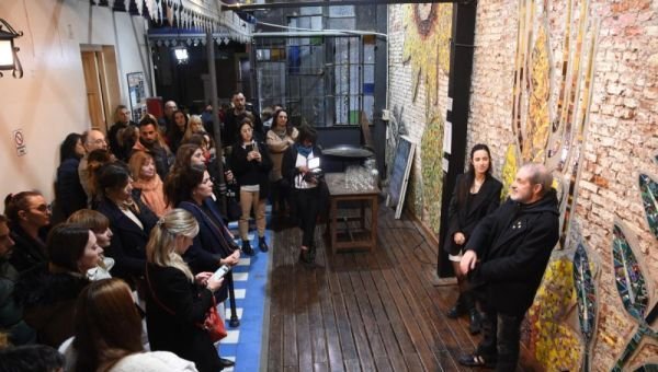 María Celeste Mostacchi inauguró su muestra artística "Secretos de mi Atelier"