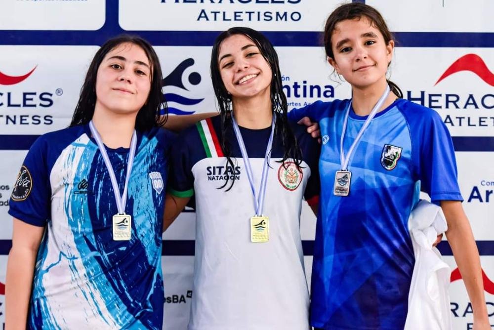 Nadadora del Club Quilmes Oeste se subió al podio en Campeonato Nacional