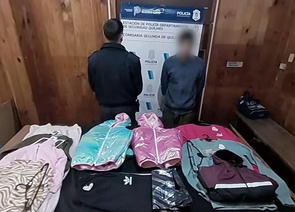 Recuperaron prendas de vestir robadas en un local de Don Bosco