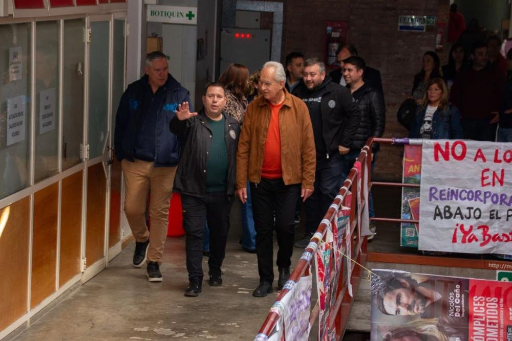 Walter Merkis visitó la Universidad Nacional de Quilmes