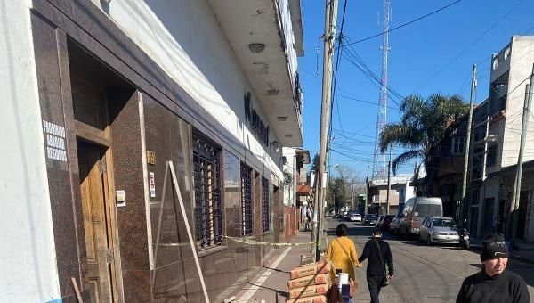 Construyen rampa para discapacitados en el Club Unión