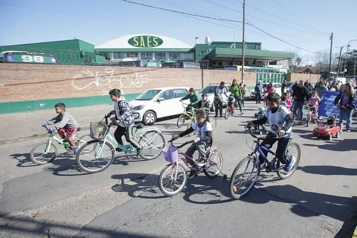 Se realizó una "Bicicleteada por la Convivencia"