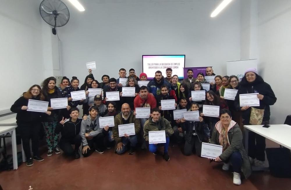 Exitoso cierre del primer taller de apoyo a la búsqueda de empleo para la comunidad sorda