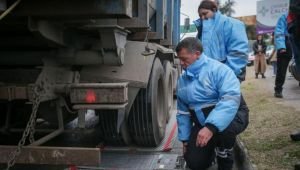 Nuevo control de transporte pesado en el Triángulo de Bernal