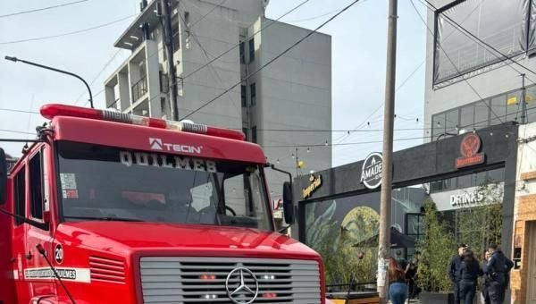 Principio de Incendio en la Cervecería Amadeo 12-10