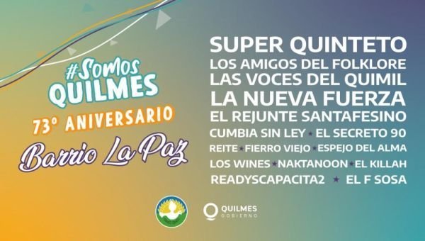 El Barrio La Paz celebra su 73° aniversario con el festival "Somos Quilmes"