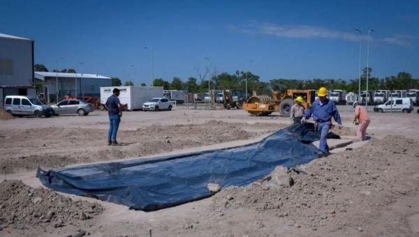 Avanza la construcción de la nueva planta de hormigón municipal