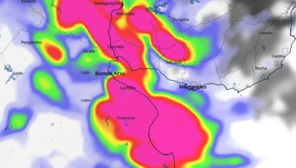 Elevaron a naranja el alerta por tormentas fuertes en Quilmes