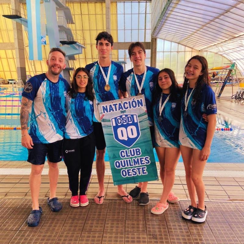 Podio para la natación del Club Quilmes Oeste en los Juegos Bonaerenses