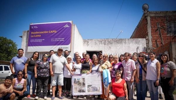 Mayra Mendoza recorrió la obra de readecuación integral del CAPS La Loma