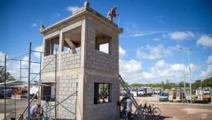 Continúan trabajando en la construcción de la nueva planta de Hormigón Municipal