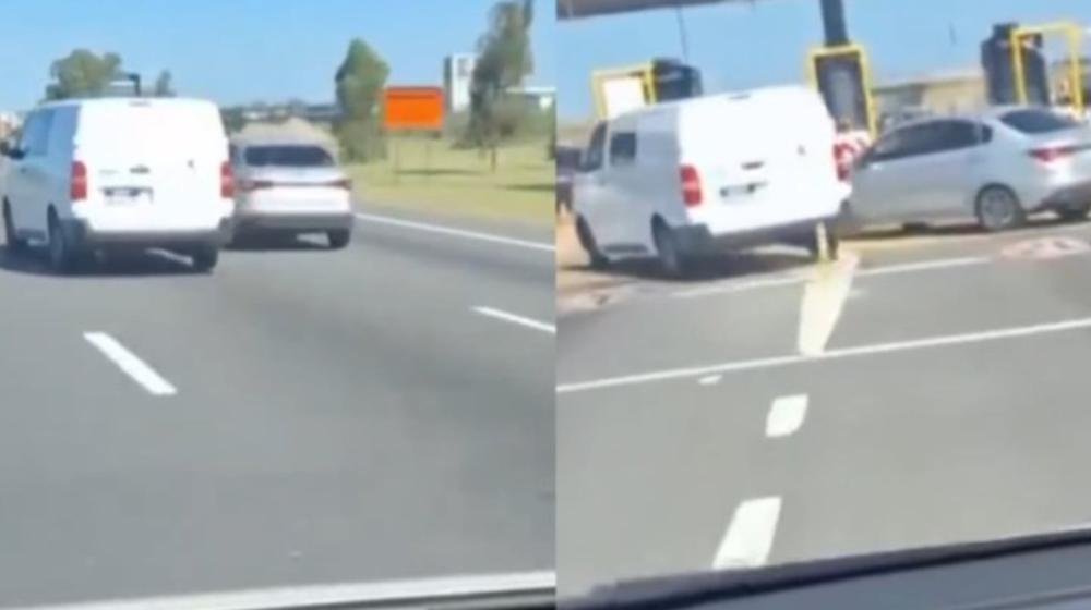 Inhabilitaron y multaron a conductor quilmeño que se peleó en la Autopista