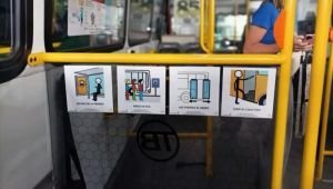 Los pictogramas en el transporte público ya son obligatorios en la Ciudad de Buenos Aires