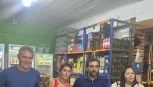 La ex funcionaria Leila Gianni visitó a un comerciante quilmeño junto al concejal Ricardo Rij