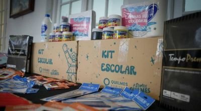 Presentaron los kits escolares que se distribuirán en escuelas primarias y jardines